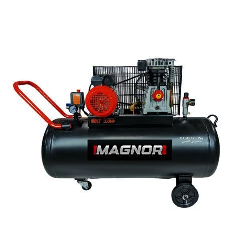 كمبروسور ضاغط هواء 150L-3HP سير MAGNOR-P0022