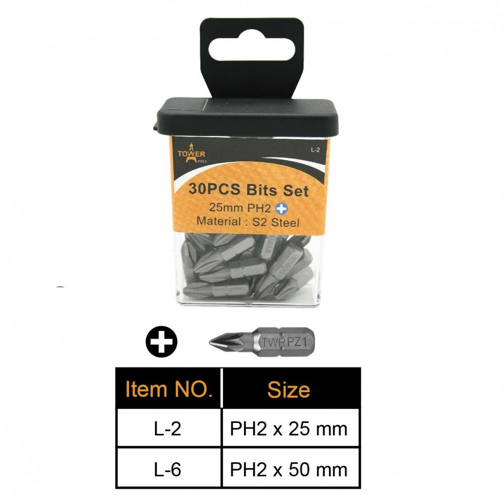 لقمة مفك تايواني ph2*25