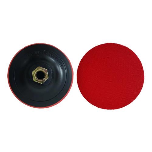 قاعدة صنفرة لصق 4.5 احمر VORTEC