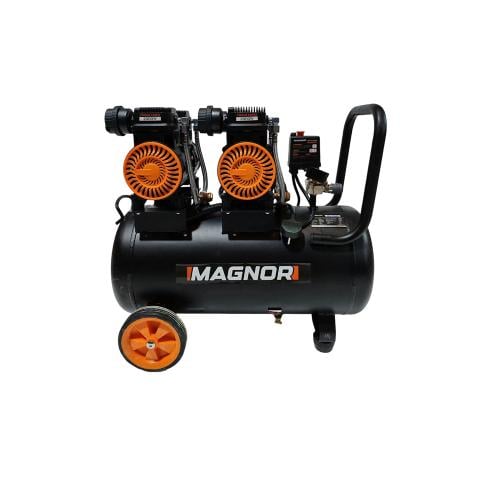 ضاغط هواء صامت 50L 2000W*2 MAGNOR-P009