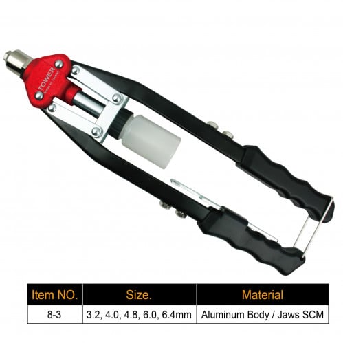 زرادية برشام تايواني طويلة ( 2.4 - 6.4 ) مم TOWER - 8-3