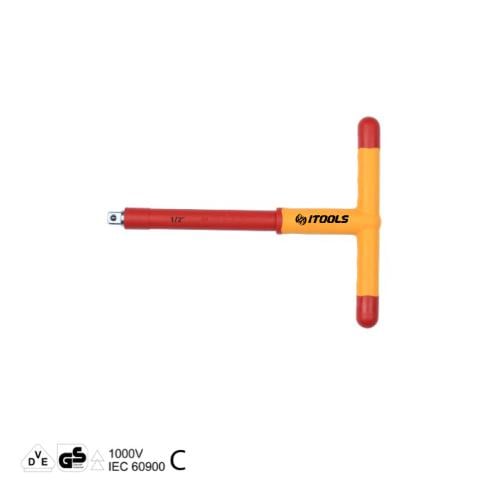 يد T معزولة لونين تربيعة 1/2 بوصة ITOOLS