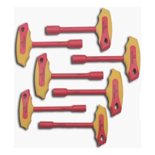 VDE Nut Hex Key Wrench Set 7 Pcs TOWER - VNHKW-7