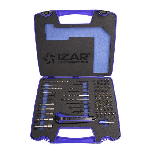 طقم ريش 72 قطعة ( ريش + لقم شينكو + لقم مفك ) اسباني IZAR-1461 78504