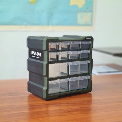 أدراج تنظيم الأدوات تركي SUPER BAG 12 SMALL DRAWER SET