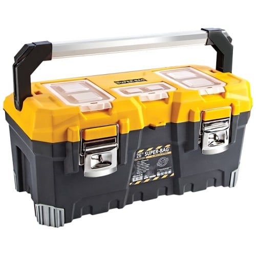 صندوق عدة بلاستيك 26 بوصة تركي SUPER BAG ALUMINIUM HANDLE
