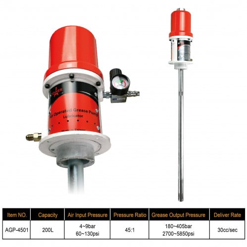 عامود شحم هواء تايواني ( 200 ليتر ) AGP-4501
