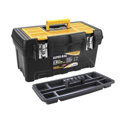 صندوق عدة بلاستيك 19 بوصة تركي SUPER BAG ECO-METAL LOCK