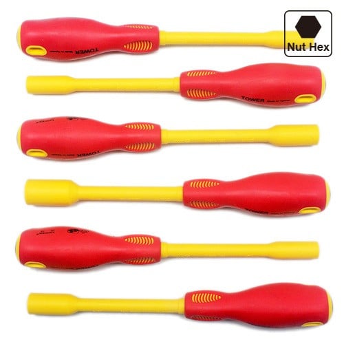 طقم مفك رأس حبة معزول 6 قطع تايواني