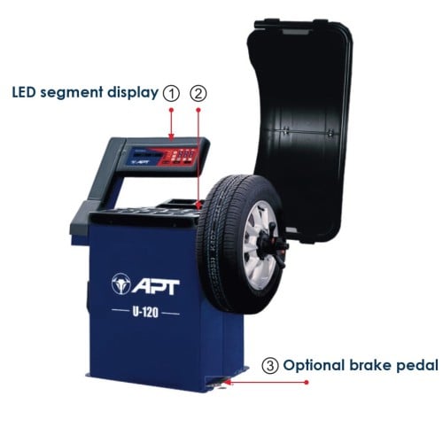 ماكينة ترصيص كفرات 24 بوصة صيني نصف أتوامتيك APT U-120