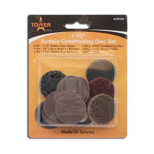 طقم صنفرة ( 1.1/2 بوصة ) تايوان TOWER-ACR15K