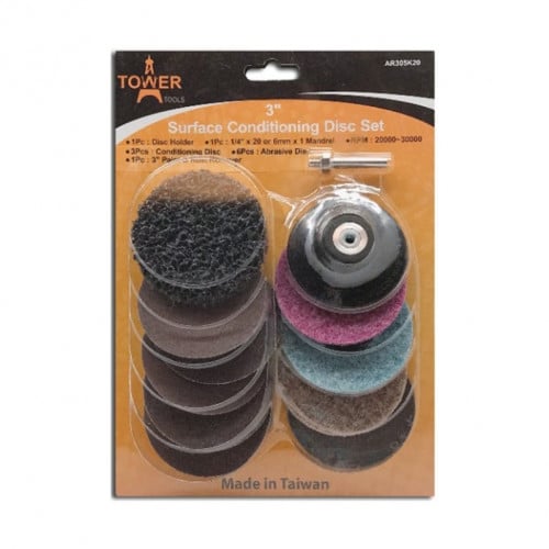 طقم صنفرة ( 3 بوصة ) تايوان TOWER-AR305K20