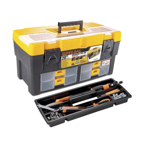 صندوق عدة بلاستيك 20 بوصة تركي SUPER BAG WITH DRAWER