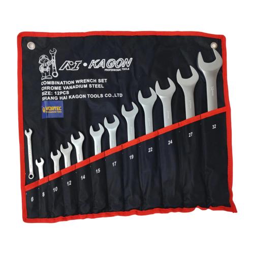 طقم مفتاح مشترك 12 قطع VORTEC 6-32MM