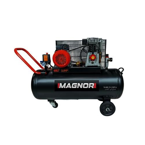 كمبروسور ضاغط هواء 100L-2HP سير MAGNOR-P0021