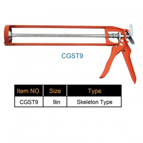 Caulking Gun 9" Skeleton Type CGST9