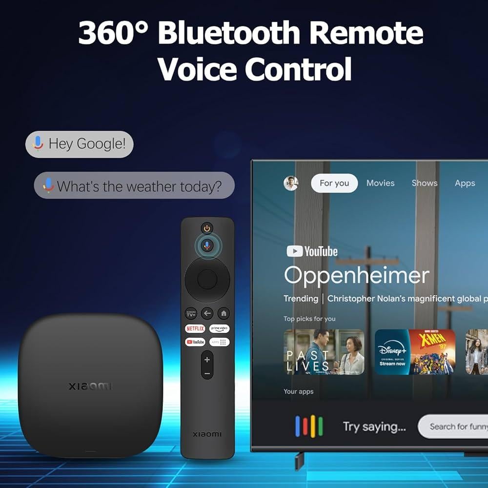 جهاز شاومي تي في بوكس TV Box S الجيل الثالث - 4K Ultra HD ،Google TV