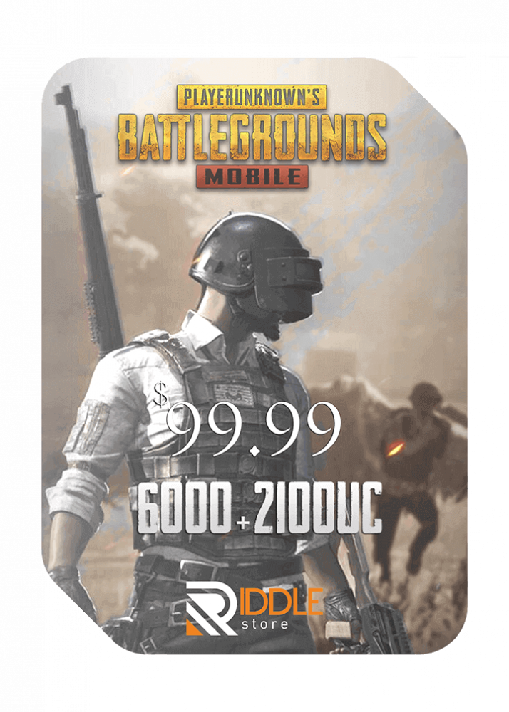 شدات ببجي - 100$ - 2100+6000 UC