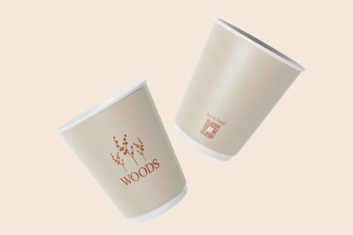 اكواب وودز الاصلية (بيج) | Woods Original cups (Be...