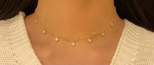 Gold choker