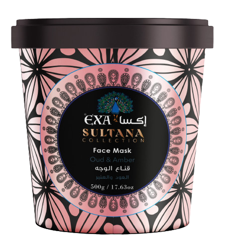 قناع الوجه بالعود والعنبر 500 g