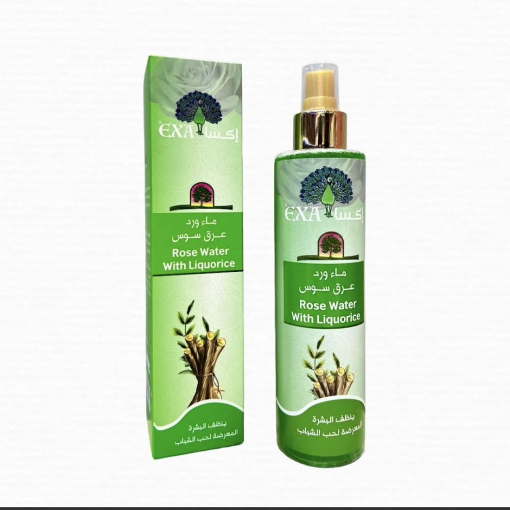 ماء ورد عرق السوس اكسا