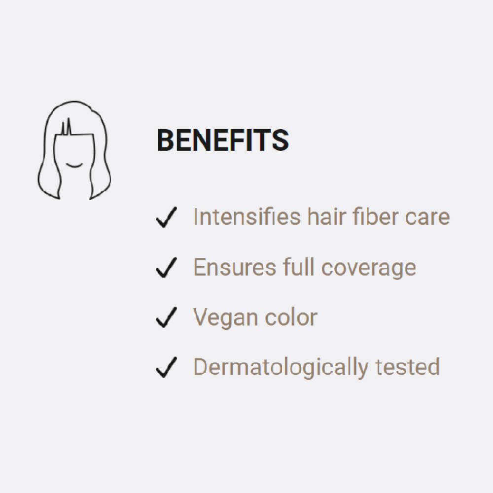 صبغة شعر كولاج من لاكمي - اشقر غامق رمادي - 6/17