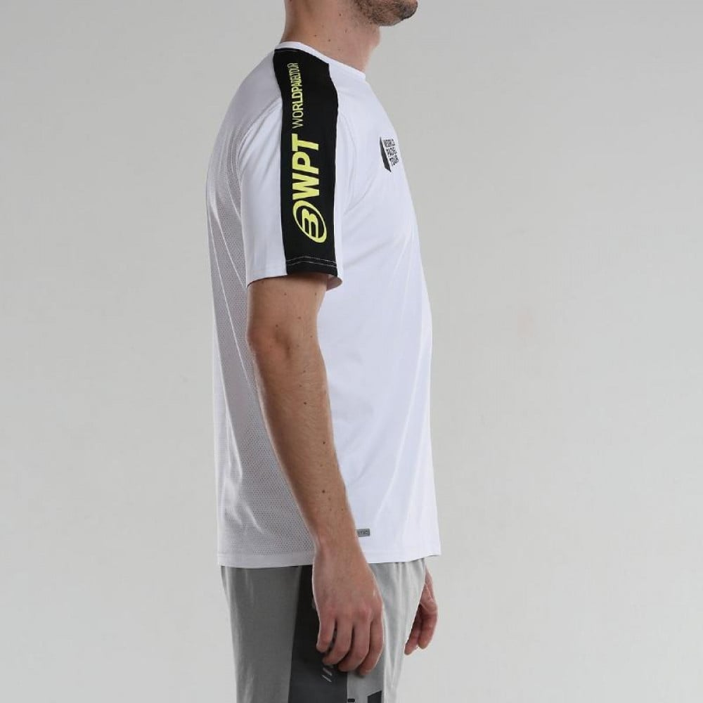 Bullpadel WPT Liron White T-shirt - PADEL HUB STORE متجر بادل هب