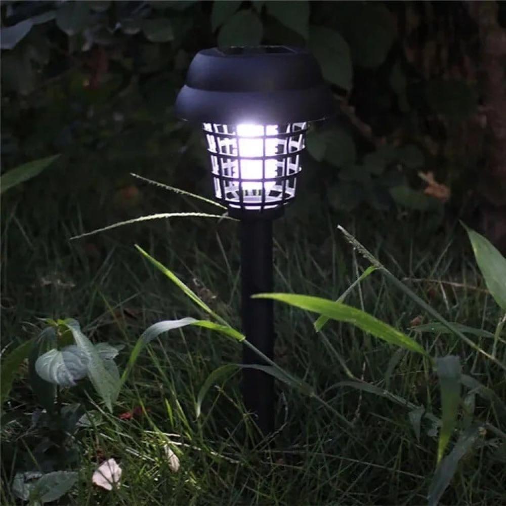 Outdoor Solar Powered LED Mosquito Zapper Insect Killer Lamp M H41CM