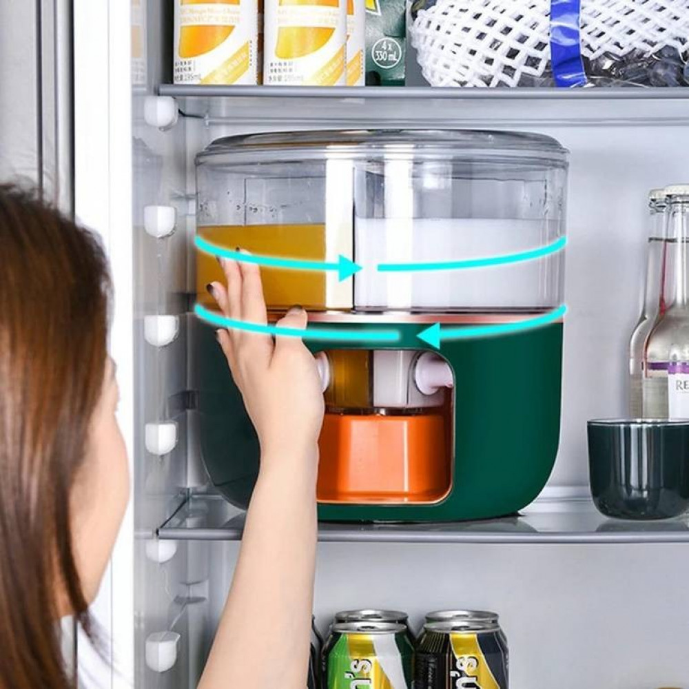 Drink Dispenser For Fridge Portable Barrel Transparent Food Grade