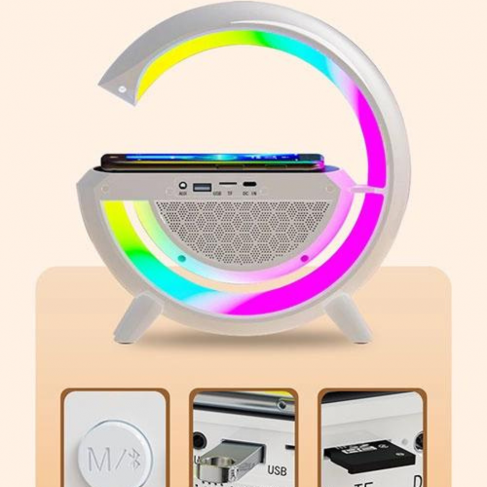 3-in-1 wireless charging pad light speaker wireless charger M/BT2301