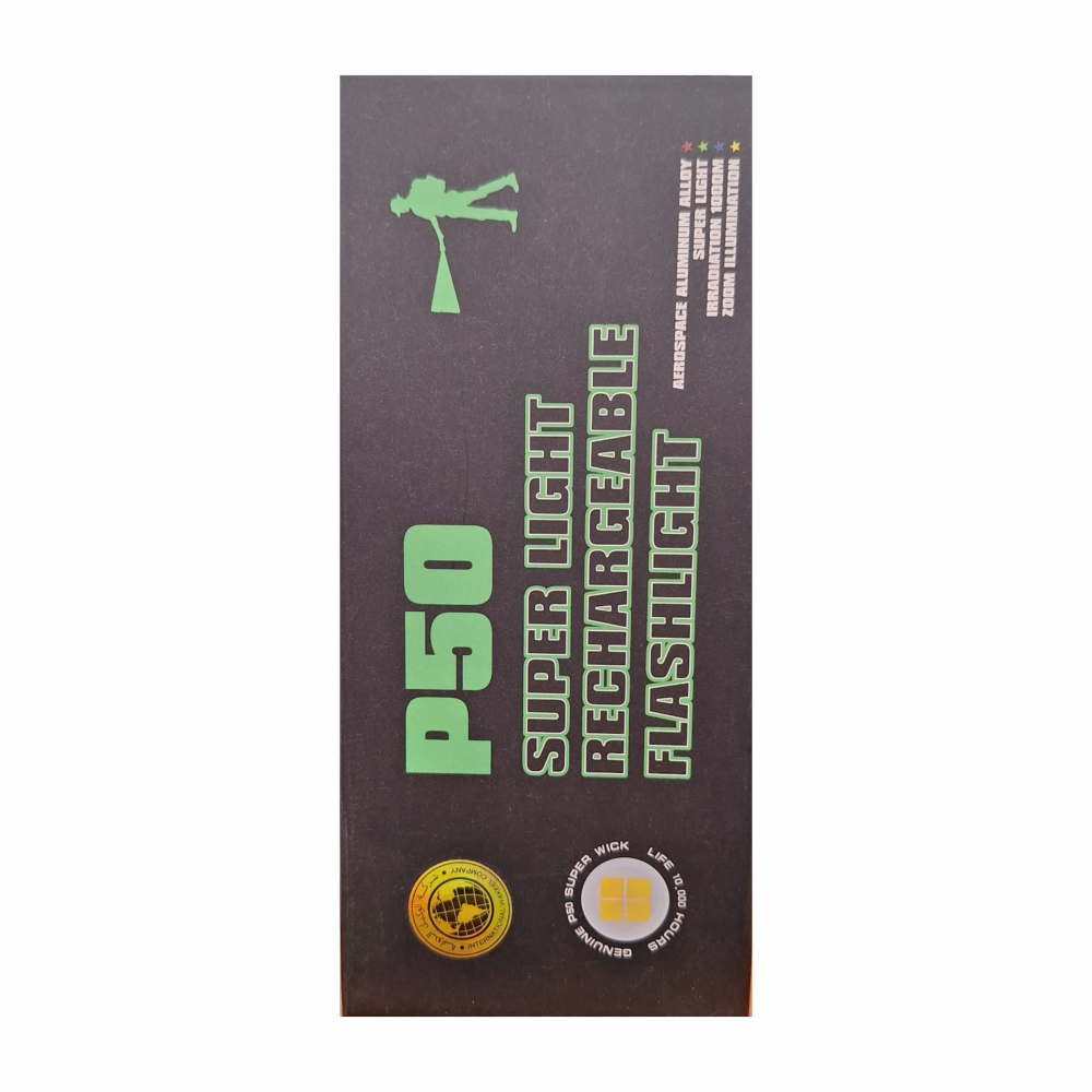 كشاف يدوي اسود LED SMALL P50