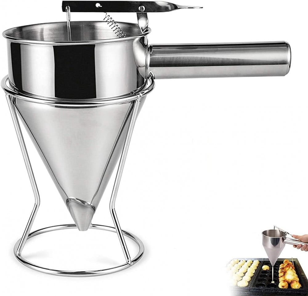 4 Cup Stainless Steel Pancake Dispenser