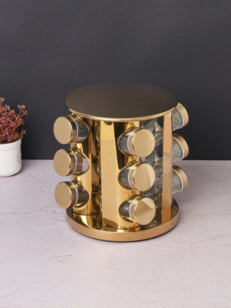 Gold spice rack sale