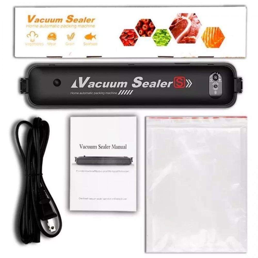 Eletric Vacuum Sealer Machine With 10PCS Food Packing Vinyl