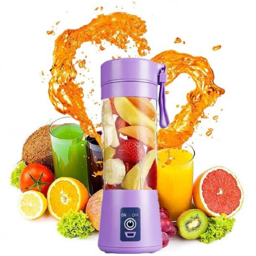 Buy Purple Portable and Rechargeable Battery Juice USB Blender