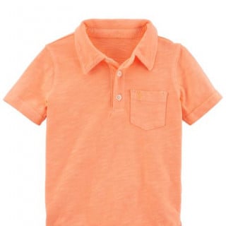 بلوزة بولو ولادي ماركة كارترز - برتقالي