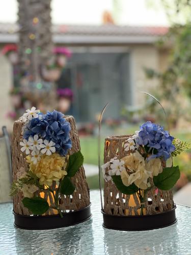 طقم فانوس روطان مقاسين