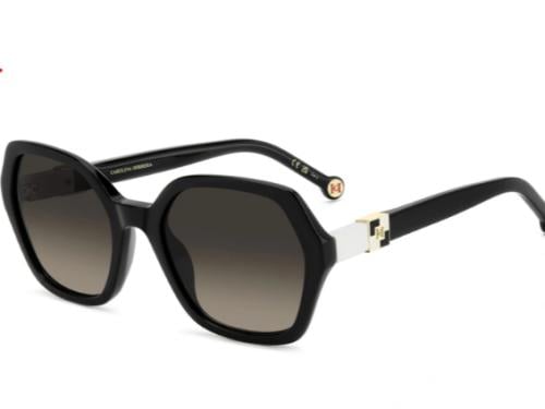 نظارة شمسية نسائية من ماركة CAROLINA HERRERA بتصميم مربع  S,CAROLINA HERRERA,HER 0298/G/S,807/HA,55