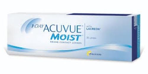 عدسات وان داي أكيوفيو مويست - 1-Day ACUVUE® MOIST® مع تقنية لاكريون