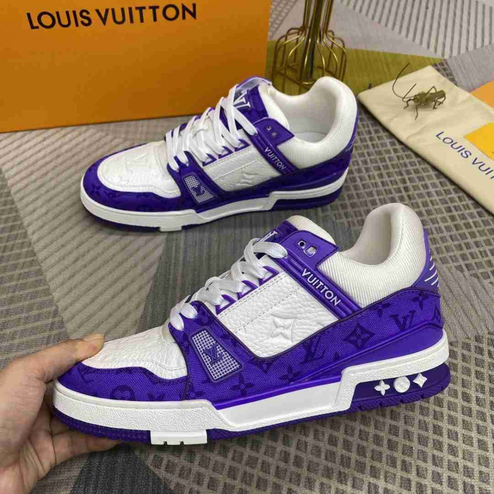 Louis Vuitton, Shoes, Louis Vuitton Trainers Withe Purple