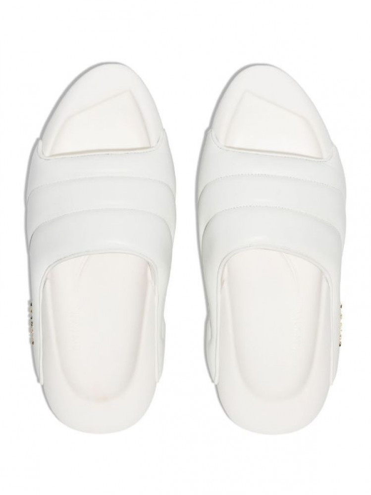 Balmain B-It-Puffy quilted slides - shoes lovers