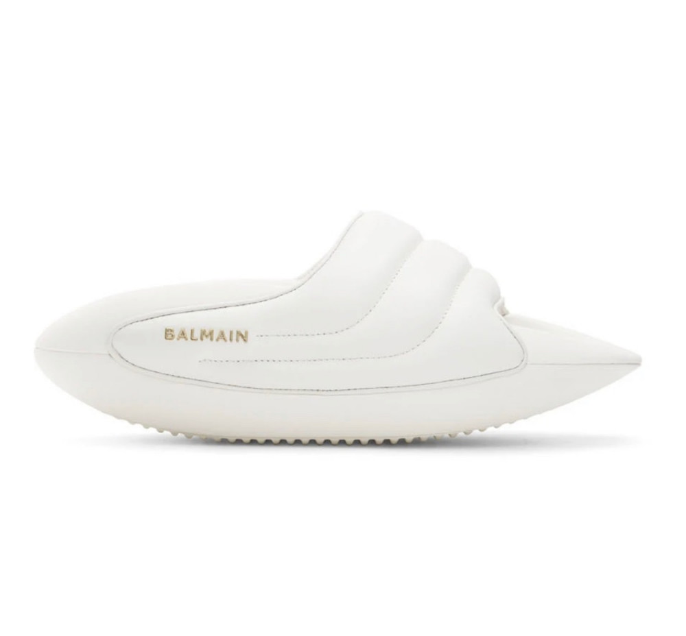 Balmain discount quilted slides