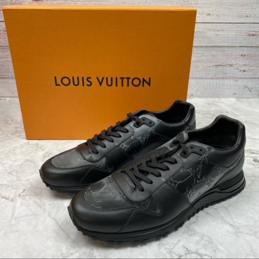 LOUIS VUITTON RUN AWAY SNEAKER BLACK - shoes lovers