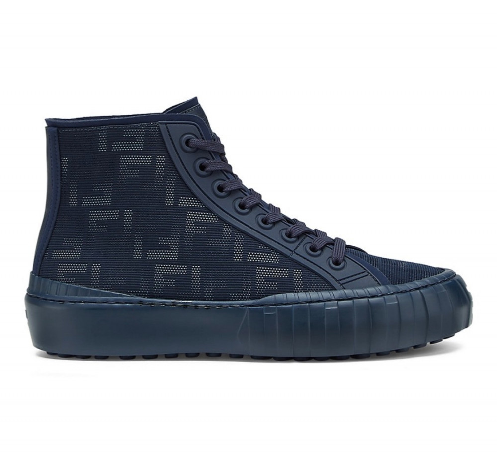 Fendi FF Flash High Top Sneaker shoes lovers