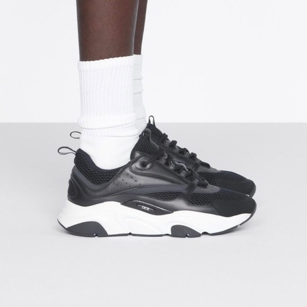 DIOR B22 BLACK/WHITE SNEAKER - shoes lovers