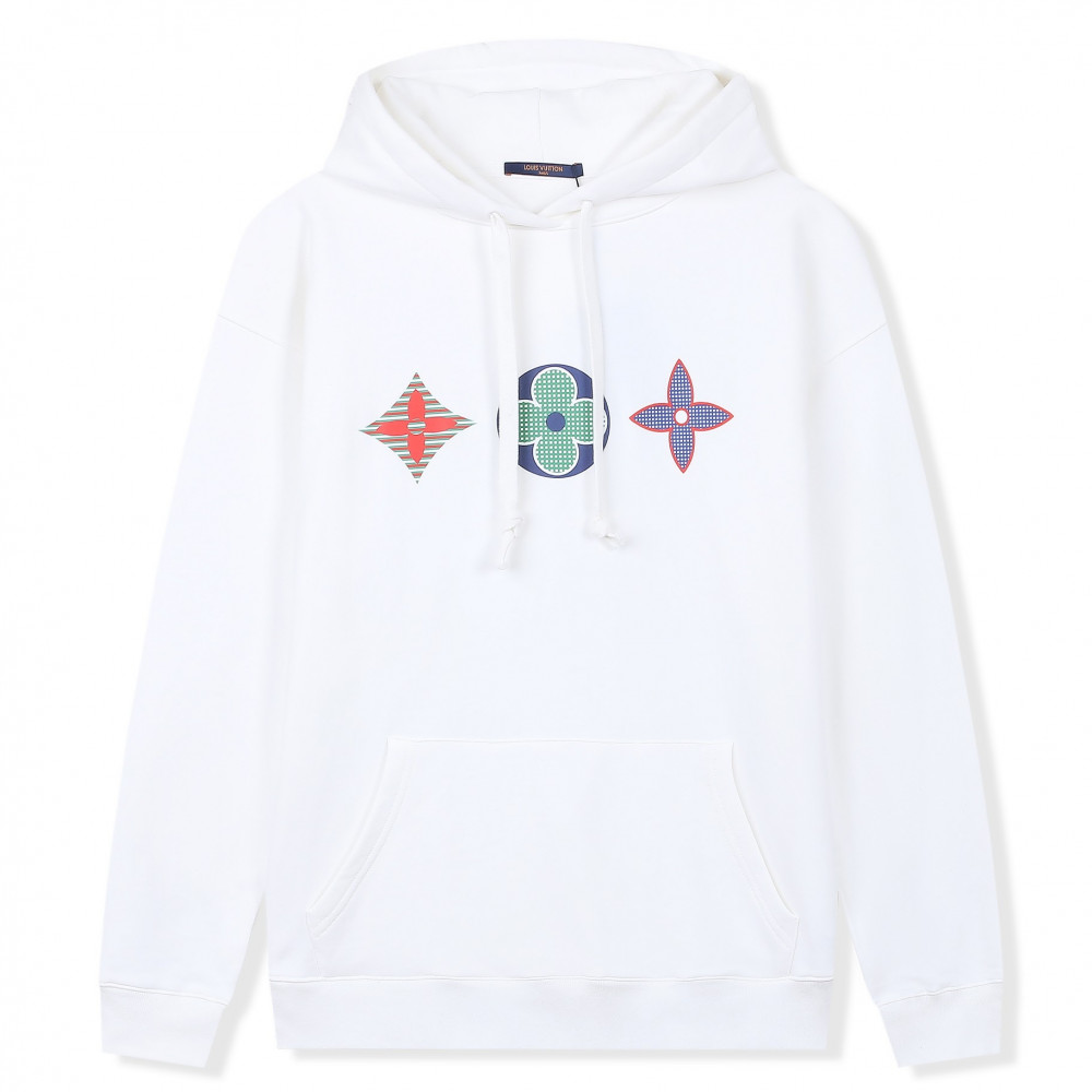 LOUIS VUITTON HOODIE WHITE - shoes lovers