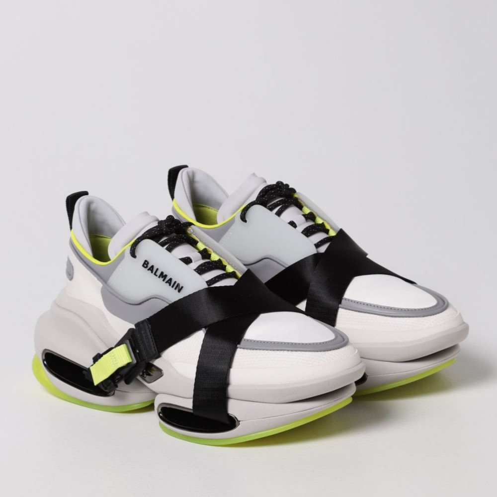 Balmain 4G-strap chunky sneakers - shoes lovers