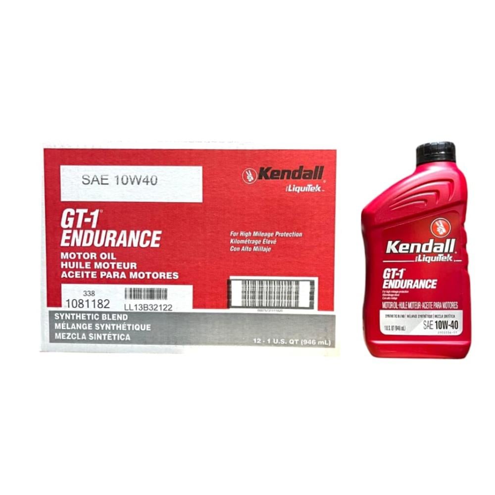 زيت محرك كيندال نصف تخليقي Kendall 10W40 كرتون 12 حبة