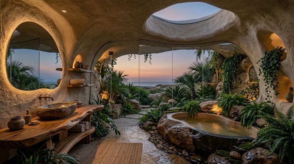 biomimicry architecture and nature inspired organic bathroom fixtures